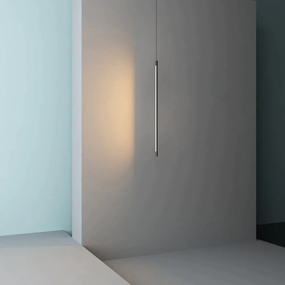 Lampes suspendues à lignes simples Lampe suspendue Éclairage Restaurant Bar Hall Lumière Lignes géométriques créatives Lumières Chambre