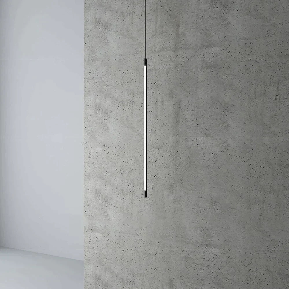 Lampes suspendues à lignes simples Lampe suspendue Éclairage Restaurant Bar Hall Lumière Lignes géométriques créatives Lumières Chambre