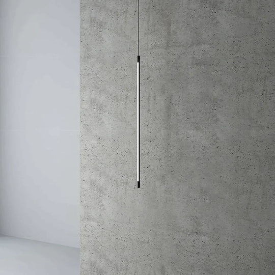 Lampes suspendues à lignes simples Lampe suspendue Éclairage Restaurant Bar Hall Lumière Lignes géométriques créatives Lumières Chambre