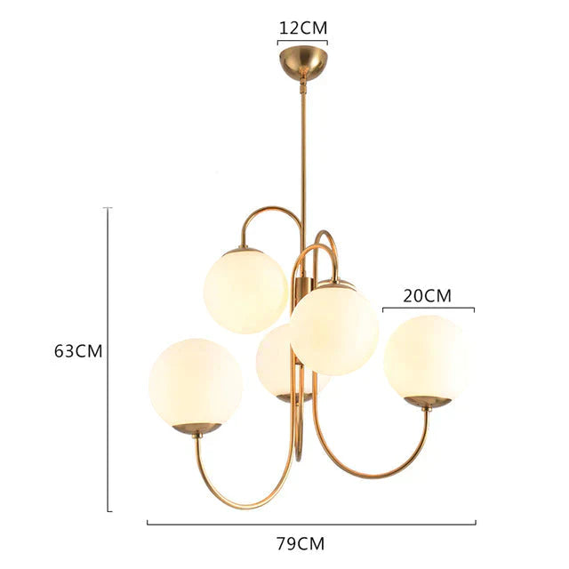 Lampe suspendue en verre blanc pour loft, luminaires suspendus à LED E27/E26 pour éclairage de cuisine, restaurant, bar